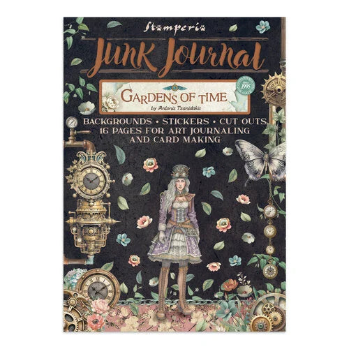 Stamperia - Gardens Of Time - Junk Journal - Stickers, Cut-Outs, and Backgrounds