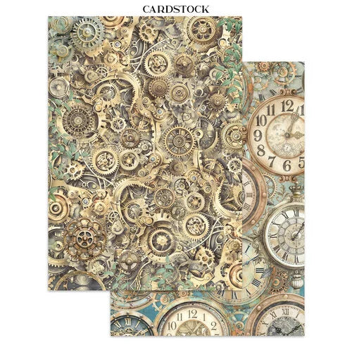 Stamperia - Gardens Of Time - Junk Journal - Stickers, Cut-Outs, and Backgrounds