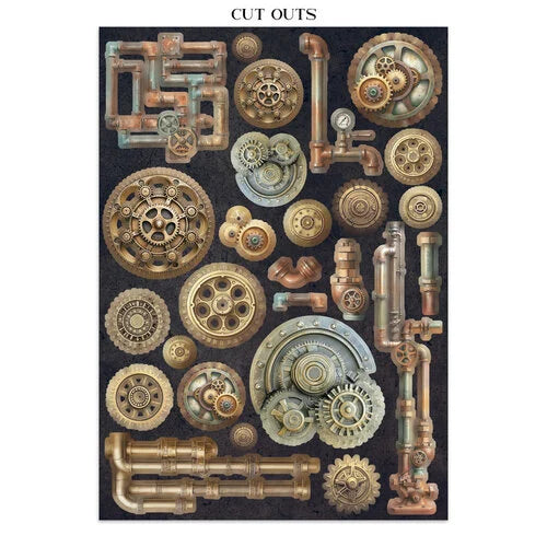 Stamperia - Gardens Of Time - Junk Journal - Stickers, Cut-Outs, and Backgrounds