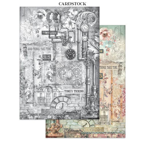 Stamperia - Gardens Of Time - Junk Journal - Stickers, Cut-Outs, and Backgrounds