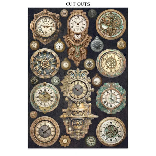 Stamperia - Gardens Of Time - Junk Journal - Stickers, Cut-Outs, and Backgrounds