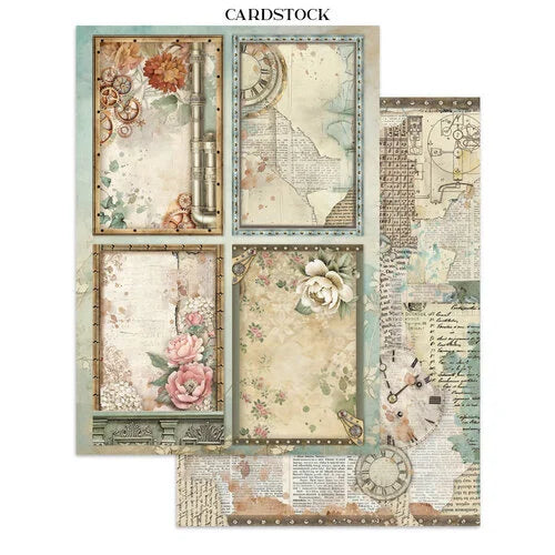 Stamperia - Gardens Of Time - Junk Journal - Stickers, Cut-Outs, and Backgrounds