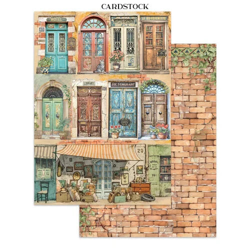 Stamperia - Art Of Travelling - Junk Journal - Stickers, Cut-outs, and Backgrounds