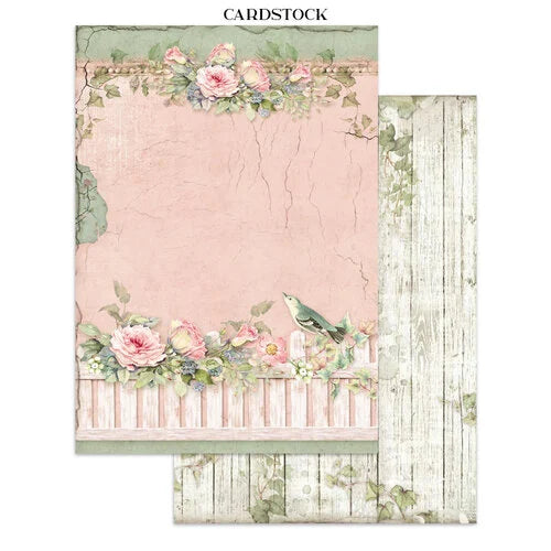 Stamperia - House Of Roses - Junk Journal - Stickers, Cut-Outs, and Backgrounds