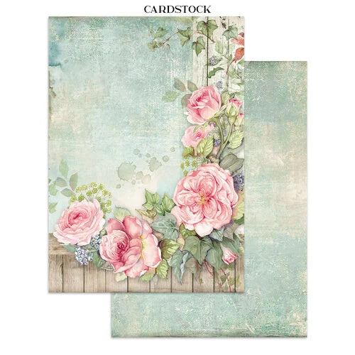 Stamperia - House Of Roses - Junk Journal - Stickers, Cut-Outs, and Backgrounds