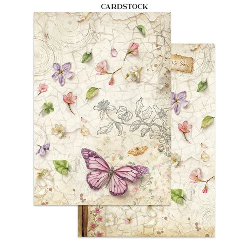 Stamperia - All Around - Junk Journal - Stickers, Cut-Outs, and Backgrounds