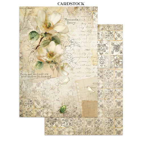 Stamperia - All Around - Junk Journal - Stickers, Cut-Outs, and Backgrounds