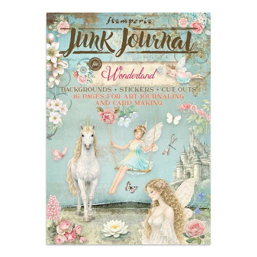Stamperia - Wonderland - Junk Journal - Stickers, Cut-Outs, and Backgrounds