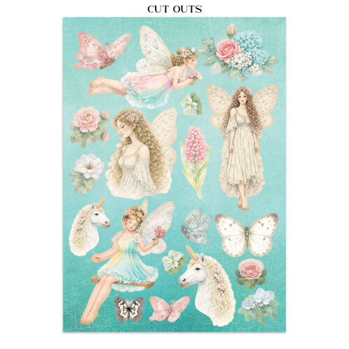 Stamperia - Wonderland - Junk Journal - Stickers, Cut-Outs, and Backgrounds