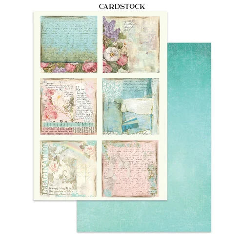 Stamperia - Wonderland - Junk Journal - Stickers, Cut-Outs, and Backgrounds