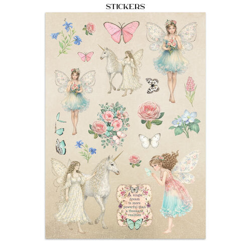 Stamperia - Wonderland - Junk Journal - Stickers, Cut-Outs, and Backgrounds