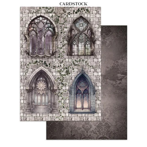Stamperia - Halloween Collection - Junk Journal - Stickers, Cut-Outs, and Backgrounds
