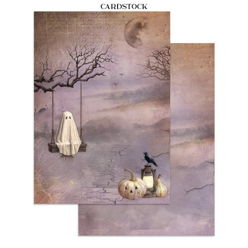 Stamperia - Halloween Collection - Junk Journal - Stickers, Cut-Outs, and Backgrounds
