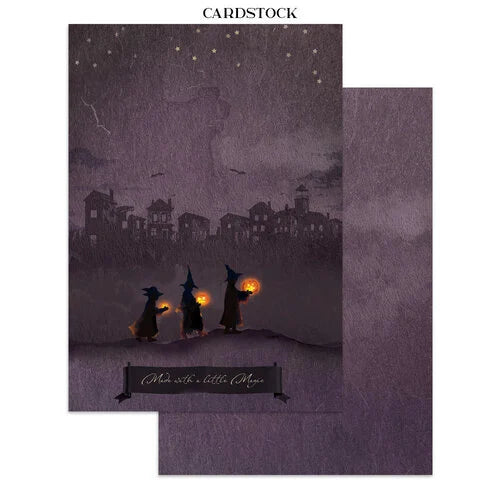 Stamperia - Halloween Collection - Junk Journal - Stickers, Cut-Outs, and Backgrounds