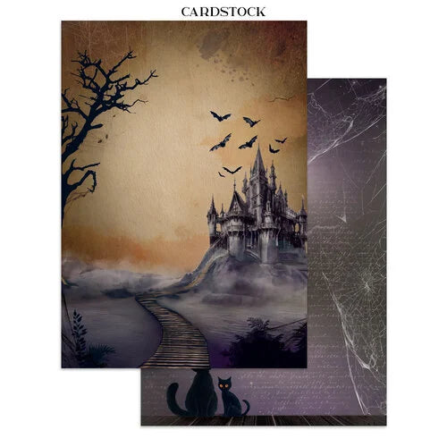 Stamperia - Halloween Collection - Junk Journal - Stickers, Cut-Outs, and Backgrounds