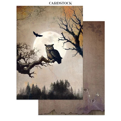 Stamperia - Halloween Collection - Junk Journal - Stickers, Cut-Outs, and Backgrounds