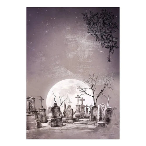 Stamperia - Halloween Collection - Junk Journal - Stickers, Cut-Outs, and Backgrounds
