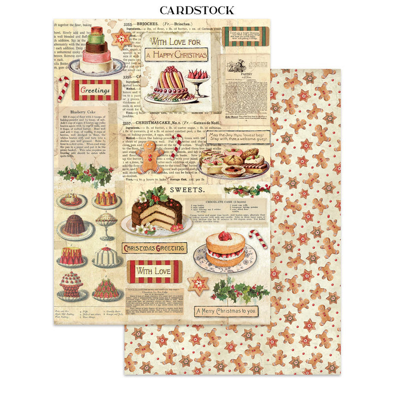 Stamperia - Classic Christmas - Junk Journal - Stickers, Cut-Outs, and Backgrounds