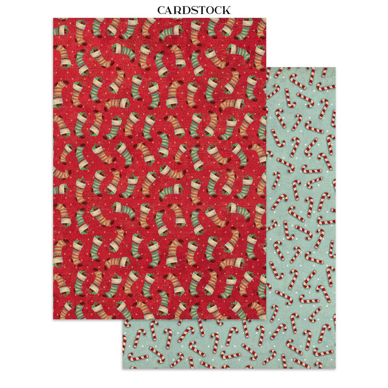 Stamperia - Classic Christmas - Junk Journal - Stickers, Cut-Outs, and Backgrounds