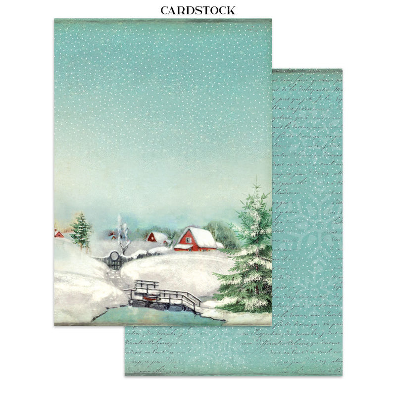 Stamperia - Classic Christmas - Junk Journal - Stickers, Cut-Outs, and Backgrounds