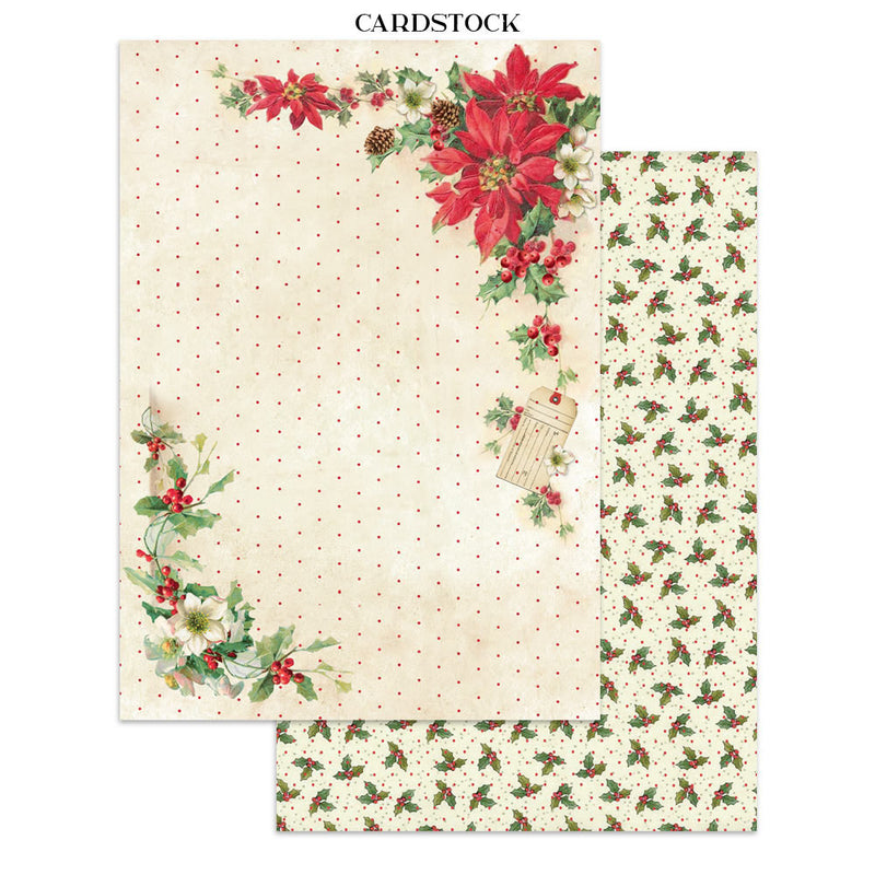 Stamperia - Classic Christmas - Junk Journal - Stickers, Cut-Outs, and Backgrounds