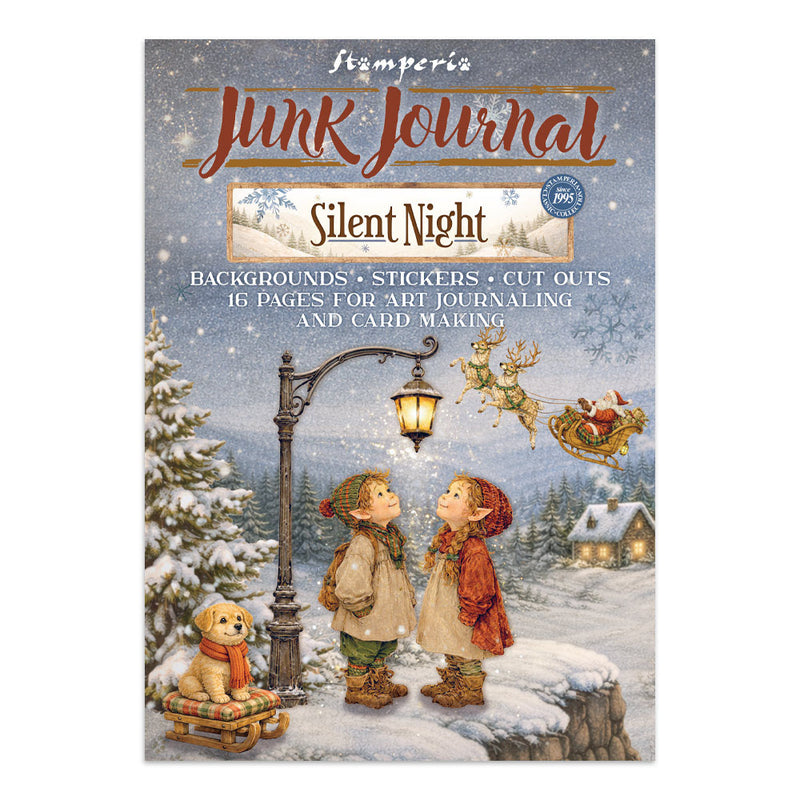 Stamperia - Silent Night - Junk Journal - Stickers, Cut-Outs, and Backgrounds
