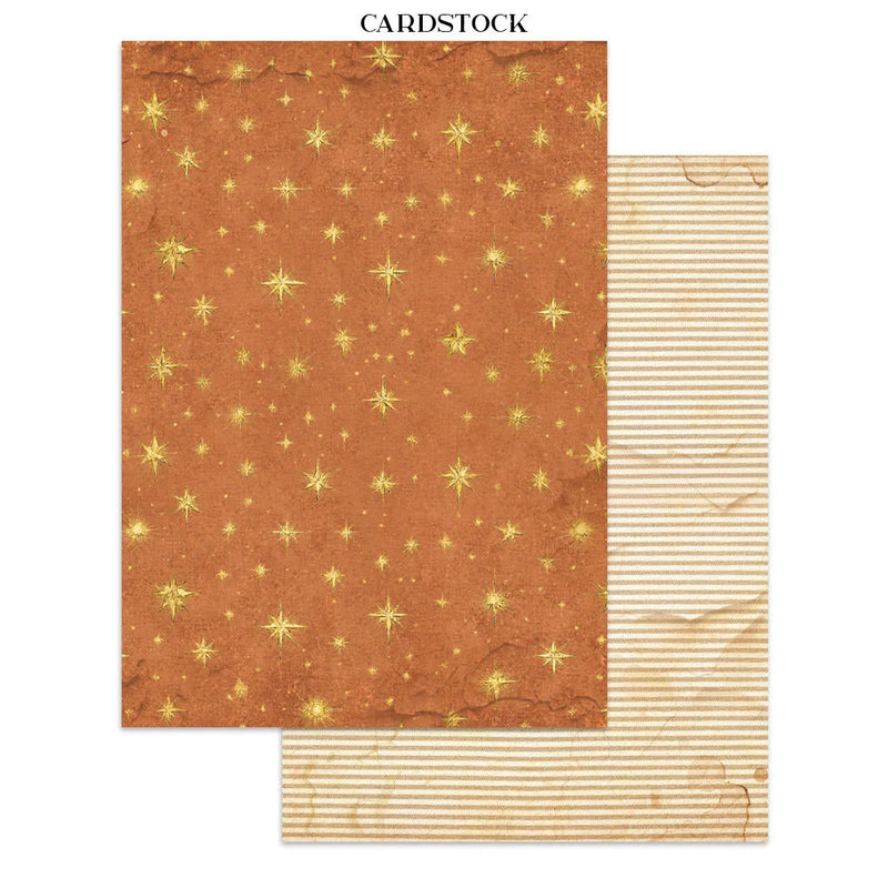 Stamperia - Silent Night - Junk Journal - Stickers, Cut-Outs, and Backgrounds
