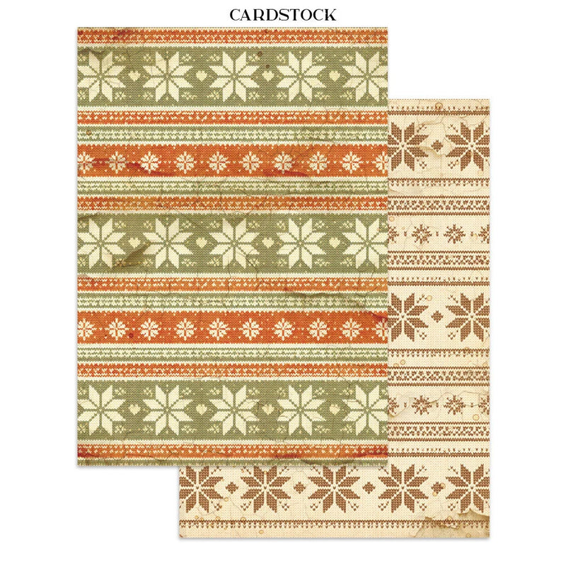 Stamperia - Silent Night - Junk Journal - Stickers, Cut-Outs, and Backgrounds