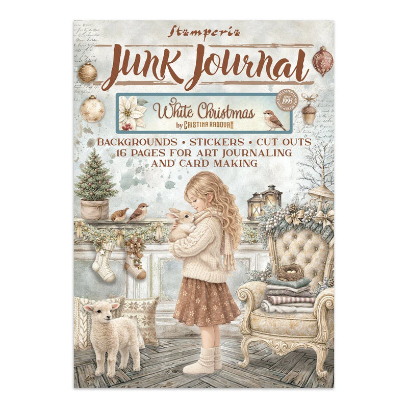 Stamperia - White Christmas - Junk Journal - Stickers, Cut-Outs, and Backgrounds