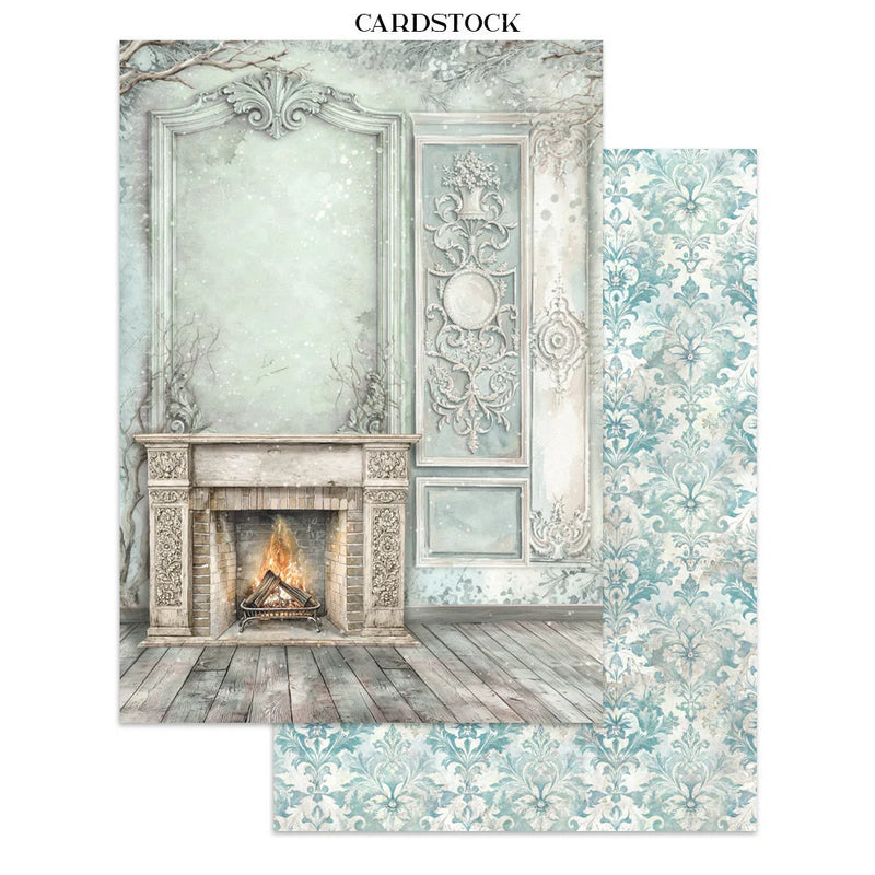 Stamperia - White Christmas - Junk Journal - Stickers, Cut-Outs, and Backgrounds