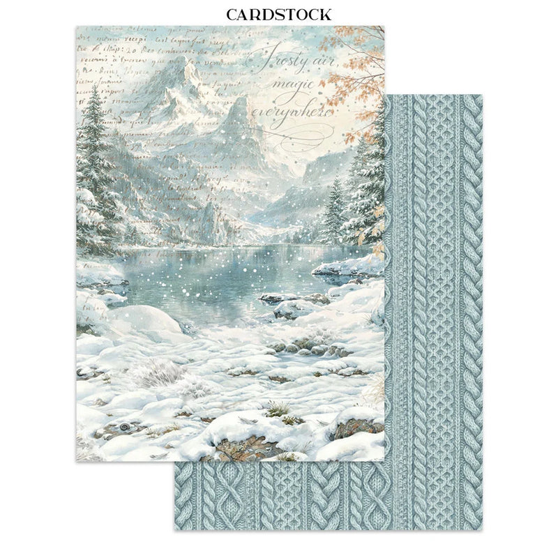 Stamperia - White Christmas - Junk Journal - Stickers, Cut-Outs, and Backgrounds