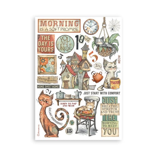 Stamperia - Furry Friends - Washi Pad - 8 Sheets