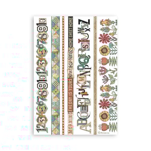 Stamperia - Furry Friends - Washi Pad - 8 Sheets