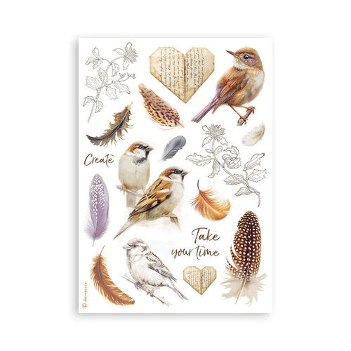 Stamperia - All Around - Washi Pad - 8 Sheets