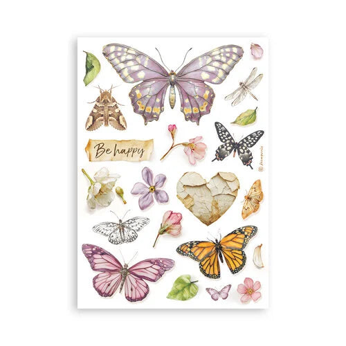 Stamperia - All Around - Washi Pad - 8 Sheets