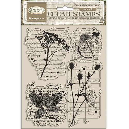 Stamperia - Herbarium Silvae - Acrylic Stamps - Botanic