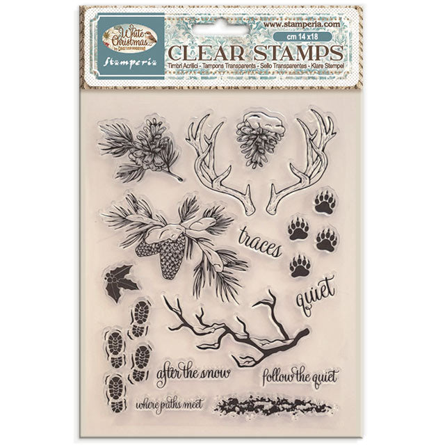 Stamperia - White Christmas - Acrylic Stamps