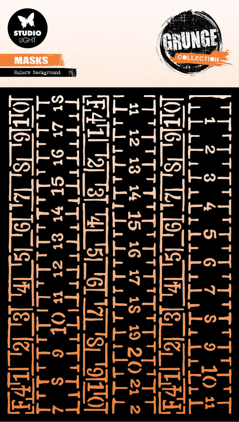 Studio Light - Mask Ruler Background Grunge Collection