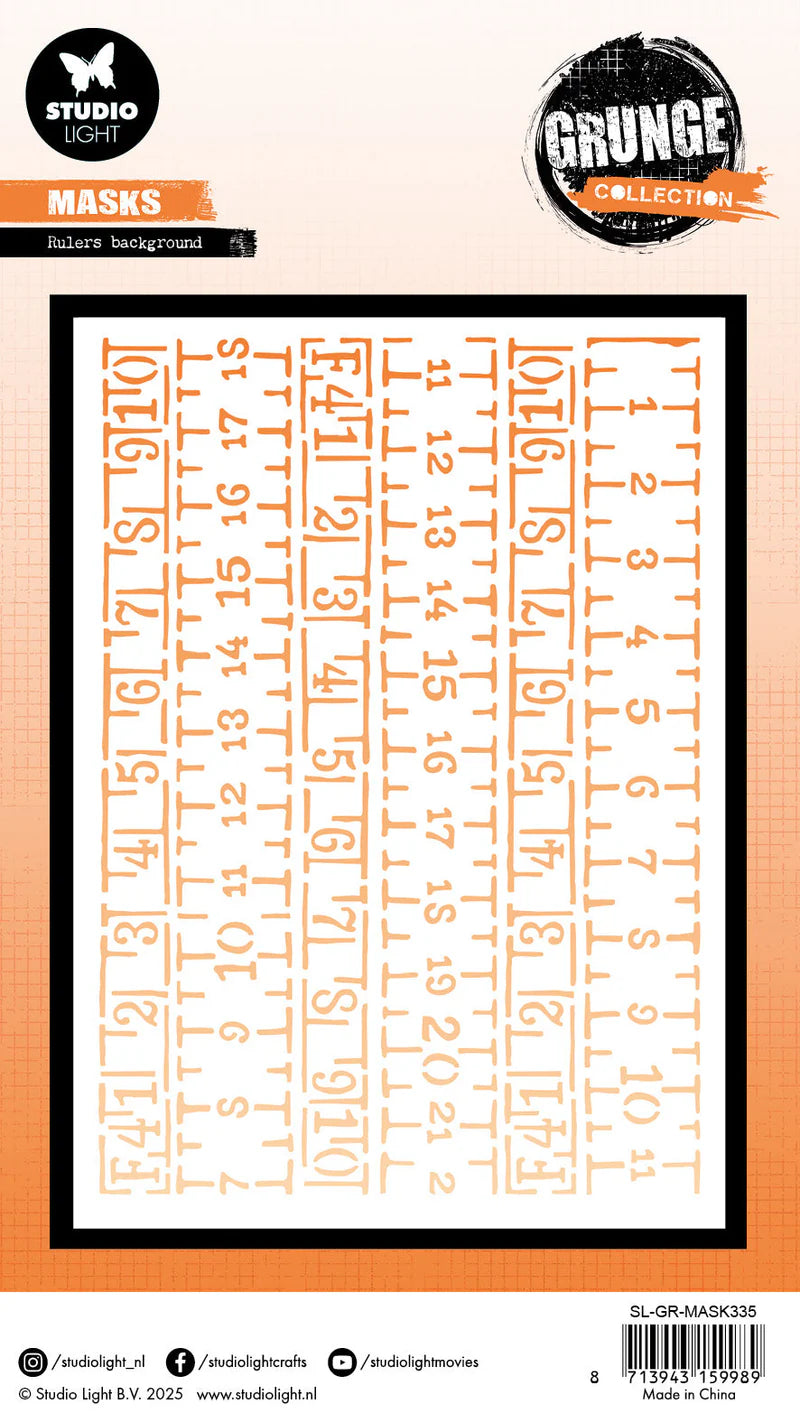 Studio Light - Mask Ruler Background Grunge Collection