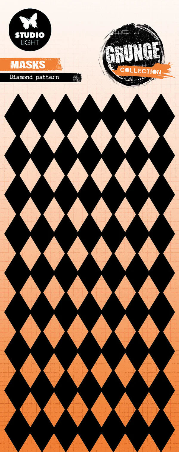 Studio Light - Mask Diamond Pattern Grunge Collection