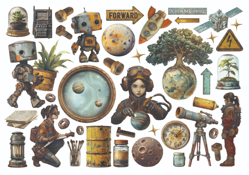 Stamperia - A New Beginning - Ephemera