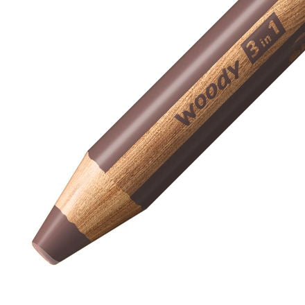 Stabilo - Woody 3 in 1 Pencil - Brown