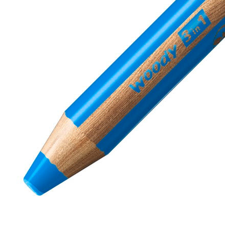 Stabilo - Woody 3 in 1 Pencil - Cyan Blue