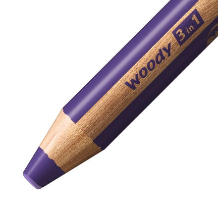 Stabilo - Woody 3 in 1 Pencil - Violet