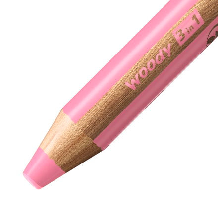 Stabilo - Woody 3 in 1 Pencil - Pink