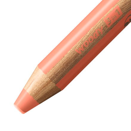 Stabilo - Woody 3 in 1 Pencil - Pastel Red