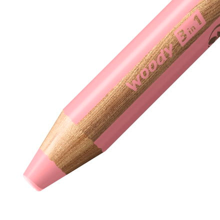 Stabilo - Woody 3 in 1 Pencil - Pastel Pink