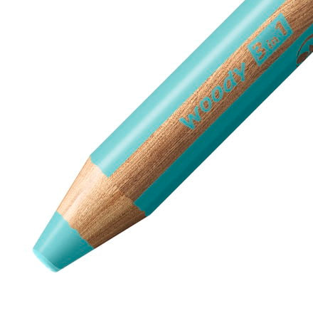 Stabilo - Woody 3 in 1 Pencil - Pastel Blue