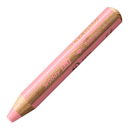 Stabilo - Woody 3 in 1 Pencil - Pastel Pink
