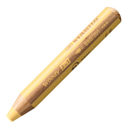 Stabilo - Woody 3 in 1 Pencil - Pastel Yellow